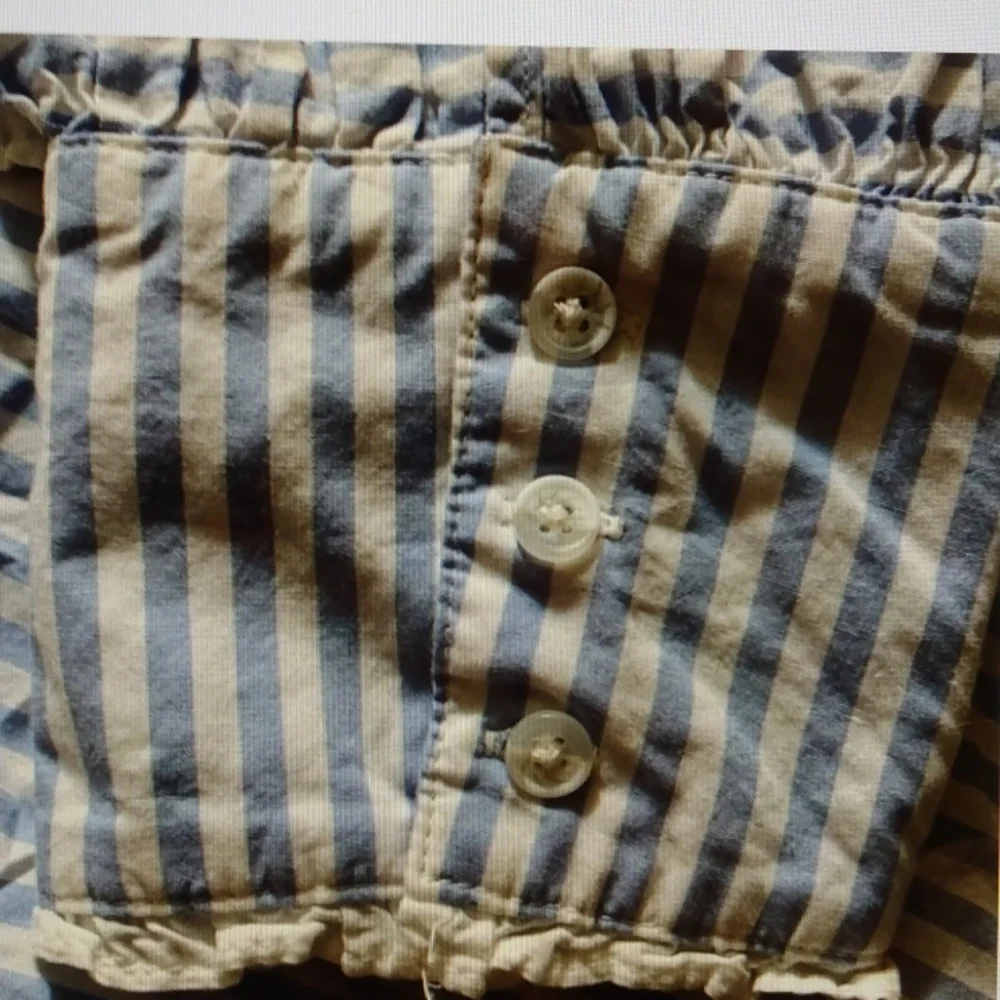 Free People Bexley Cotton Striped Blouse - Picture 9 of 11